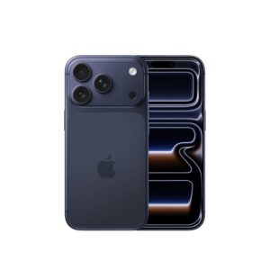 iPhone 17 Pro 256 GB: 15.93 cm (6.3″) Display with Promotion up to 120Hz, A19 Pro Chip, Breakthrough Battery Life, Pro Fusion Camera System with Center Stage Front Camera; Deep Blue